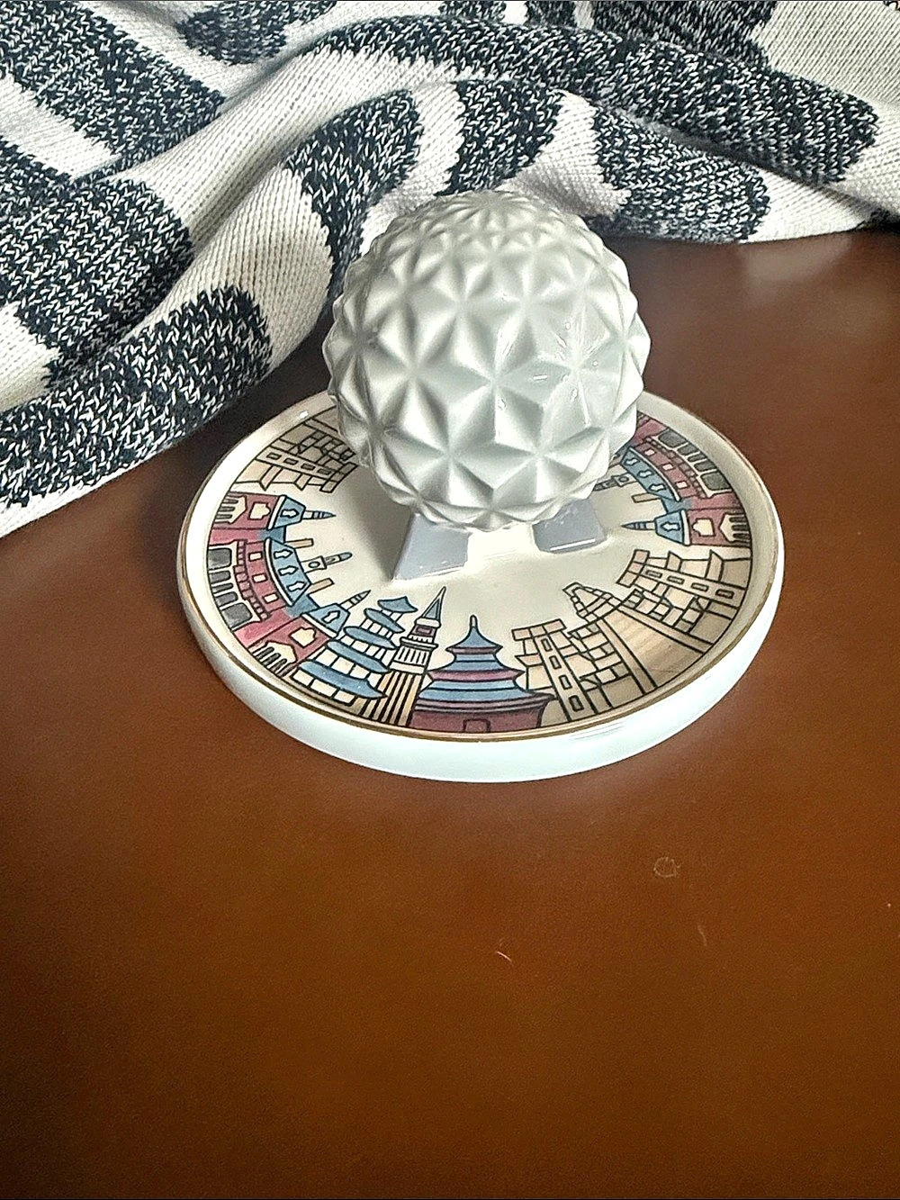 Disney EPCOT Spaceship Earth Trinket Tray